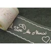 TULLE VIVE LES MARIÉS 8CMX10M ROSE