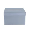 URNE CARTON CÉLÉBRATIONS 19.5X12X19.5CM BLEU ORAGE