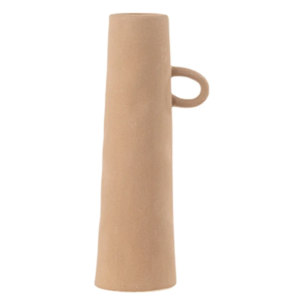 VASE GRÈS 27X8CM CAMEL