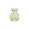 VASE VERRE COROLLE 7X9CM VERT NÉNUPHAR