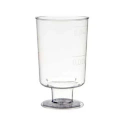 20 VERRES À PIED VERRINES 5CL TRANSPARENT